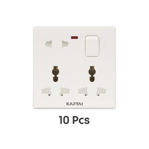 KAPTAI 8-Pin Multi Socket – 2U (10 Pcs)