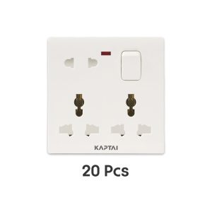 KAPTAI 8-Pin Multi Socket – 2U (20 Pcs)